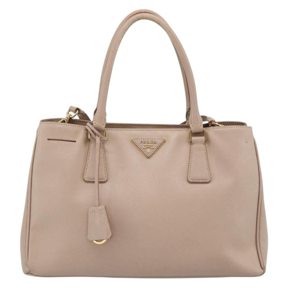 Prada Saffiano Galleria Handbag Beige